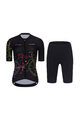 RIVANELLE BY HOLOKOLO Cyklistický krátky dres a krátke nohavice - MAAPPI DARK - ružová/čierna