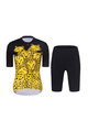 RIVANELLE BY HOLOKOLO Cyklistický krátky dres a krátke nohavice - CHEETAH II - čierna/žltá