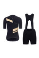 RIVANELLE BY HOLOKOLO Cyklistický krátky dres a krátke nohavice - GLAMOR - béžová/čierna