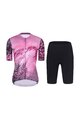 RIVANELLE BY HOLOKOLO Cyklistický krátky dres a krátke nohavice - MISSVELOAIRE - čierna/biela