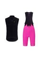 RIVANELLE BY HOLOKOLO Cyklistický krátky dres a krátke nohavice - PURE - ružová/čierna