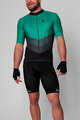 HOLOKOLO Cyklistický krátky dres a krátke nohavice - NEW NEUTRAL - čierna/zelená