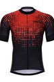 HOLOKOLO Cyklistický krátky dres a krátke nohavice - FROSTED - čierna/červená