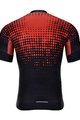 HOLOKOLO Cyklistický krátky dres a krátke nohavice - FROSTED - čierna/červená