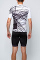 HOLOKOLO Cyklistický krátky dres a krátke nohavice - CLASH - biela/čierna