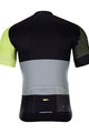 HOLOKOLO Cyklistický dres s krátkym rukávom - ENGRAVE - čierna/šedá/zelená