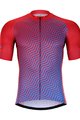 HOLOKOLO Cyklistický dres s krátkym rukávom - DAYBREAK - modrá/červená