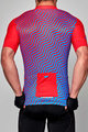 HOLOKOLO Cyklistický krátky dres a krátke nohavice - DAYBREAK - čierna/modrá/červená