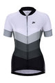 HOLOKOLO Cyklistický dres s krátkym rukávom - NEW NEUTRAL LADY - biela/čierna