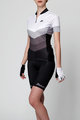 HOLOKOLO Cyklistický krátky dres a krátke nohavice - NEW NEUTRAL LADY - čierna/biela
