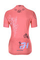 HOLOKOLO Cyklistický krátky dres a krátke nohavice - RAZZLE DAZZLE LADY - ružová/viacfarebná