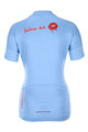 HOLOKOLO Cyklistický dres s krátkym rukávom - CASSIS LADY - modrá