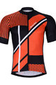 HOLOKOLO Cyklistický krátky dres a krátke nohavice - TRACE - oranžová/čierna