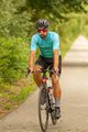 HOLOKOLO Cyklistický krátky dres a krátke nohavice - DAYBREAK - svetlo modrá/čierna/zelená