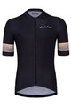 HOLOKOLO Cyklistický dres s krátkym rukávom - RAINBOW - čierna
