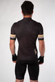HOLOKOLO Cyklistický dres s krátkym rukávom - RAINBOW - čierna