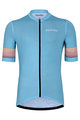 HOLOKOLO Cyklistický dres s krátkym rukávom - RAINBOW - svetlo modrá