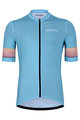 HOLOKOLO Cyklistický krátky dres a krátke nohavice - RAINBOW - svetlo modrá/čierna