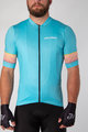 HOLOKOLO Cyklistický dres s krátkym rukávom - RAINBOW - svetlo modrá