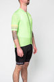 HOLOKOLO Cyklistický dres s krátkym rukávom - RAINBOW - zelená