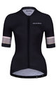 HOLOKOLO Cyklistický dres s krátkym rukávom - RAINBOW LADY - čierna