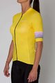 HOLOKOLO Cyklistický dres s krátkym rukávom - RAINBOW LADY - žltá