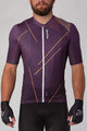 HOLOKOLO Cyklistický dres s krátkym rukávom - SPARKLE - fialová