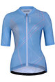 HOLOKOLO Cyklistický krátky dres a krátke nohavice - SPARKLE LADY - čierna/svetlo modrá