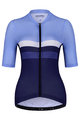 HOLOKOLO Cyklistický dres s krátkym rukávom - SPORTY LADY - modrá/svetlo modrá