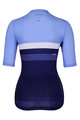 HOLOKOLO Cyklistický krátky dres a krátke nohavice - SPORTY LADY - svetlo modrá/modrá/čierna