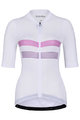 HOLOKOLO Cyklistický krátky dres a krátke nohavice - SPORTY LADY - čierna/biela/ružová