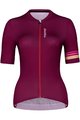 HOLOKOLO Cyklistický krátky dres a krátke nohavice - HAPPY ELITE LADY - bordová/čierna