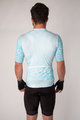 HOLOKOLO Cyklistický krátky dres a krátke nohavice - DELICATE ELITE - svetlo modrá/čierna