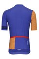 HOLOKOLO Cyklistický dres s krátkym rukávom - GREAT ELITE - oranžová/modrá