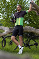 HOLOKOLO Cyklistický dres s krátkym rukávom - OPTIMISTIC ELITE - zelená/čierna