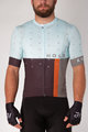 HOLOKOLO Cyklistický dres s krátkym rukávom - GRATEFUL ELITE - svetlo modrá/čierna