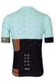 HOLOKOLO Cyklistický krátky dres a krátke nohavice - GRATEFUL ELITE - čierna/svetlo modrá