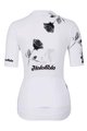 HOLOKOLO Cyklistický dres s krátkym rukávom - CALM ELITE LADY - biela/šedá