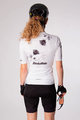 HOLOKOLO Cyklistický krátky dres a krátke nohavice - CALM ELITE LADY - biela/čierna/šedá