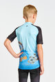 HOLOKOLO Cyklistický dres s krátkym rukávom - BIKERS KIDS - modrá/čierna