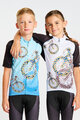 HOLOKOLO Cyklistický dres s krátkym rukávom - BIKERS KIDS - modrá/čierna