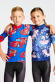 HOLOKOLO Cyklistický dres s krátkym rukávom - CARS KIDS - červená/modrá
