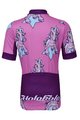 HOLOKOLO Cyklistický krátky dres a krátke nohavice - UNICORNS KIDS - ružová/čierna