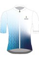 HOLOKOLO Cyklistický dres s krátkym rukávom - PEACE - biela/modrá