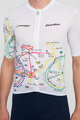 HOLOKOLO Cyklistický dres s krátkym rukávom - MAAPPI ELITE - biela/viacfarebná