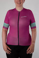 HOLOKOLO Cyklistický dres s krátkym rukávom - RAINBOW LADY - ružová