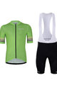 HOLOKOLO Cyklistický krátky dres a krátke nohavice - RAINBOW - čierna/zelená