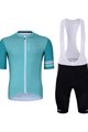 HOLOKOLO Cyklistický krátky dres a krátke nohavice - FRESH ELITE - svetlo modrá/čierna