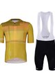 HOLOKOLO Cyklistický krátky dres a krátke nohavice - JOLLY ELITE - žltá/čierna