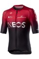 CASTELLI Cyklistický dres s krátkym rukávom - INEOS 2020 - červená/čierna